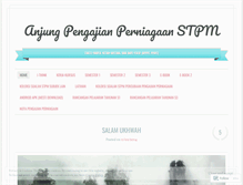 Tablet Screenshot of pengajianperniagaan.wordpress.com
