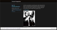 Desktop Screenshot of forcedperspective.wordpress.com