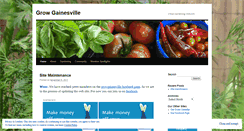 Desktop Screenshot of growgainesville.wordpress.com