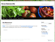 Tablet Screenshot of growgainesville.wordpress.com
