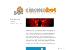 Tablet Screenshot of cinemabot.wordpress.com