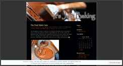 Desktop Screenshot of itsjustbaking.wordpress.com