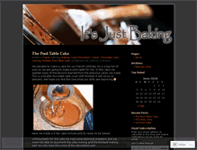 Tablet Screenshot of itsjustbaking.wordpress.com