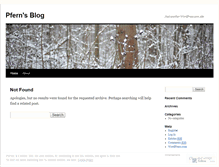Tablet Screenshot of pfern.wordpress.com