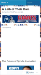 Mobile Screenshot of aaronleibowitz.wordpress.com