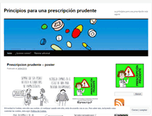 Tablet Screenshot of prescripcionprudente.wordpress.com