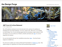 Tablet Screenshot of designforge.wordpress.com