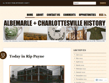 Tablet Screenshot of charlottesvillealbemarlehistory.wordpress.com