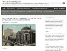 Tablet Screenshot of clevelandbridgewar.wordpress.com