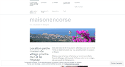 Desktop Screenshot of maisonencorse.wordpress.com