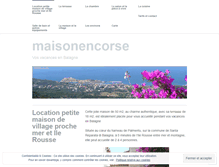 Tablet Screenshot of maisonencorse.wordpress.com
