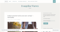 Desktop Screenshot of evangelinewarren.wordpress.com