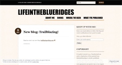 Desktop Screenshot of lifeintheblueridges.wordpress.com