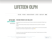 Tablet Screenshot of lifeteenolph.wordpress.com