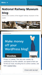 Mobile Screenshot of nationalrailwaymuseum.wordpress.com