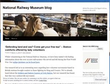Tablet Screenshot of nationalrailwaymuseum.wordpress.com