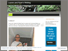 Tablet Screenshot of laurenandryan.wordpress.com