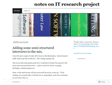 Tablet Screenshot of itlawresearch.wordpress.com