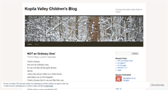 Desktop Screenshot of kopilavalley.wordpress.com