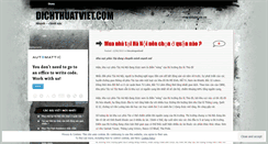 Desktop Screenshot of donghonuoc.wordpress.com
