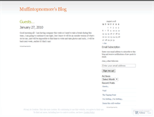 Tablet Screenshot of muffintopnomore.wordpress.com