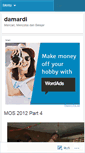 Mobile Screenshot of damardi.wordpress.com
