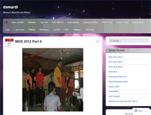 Tablet Screenshot of damardi.wordpress.com