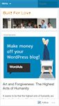 Mobile Screenshot of builtforlove.wordpress.com