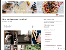 Tablet Screenshot of closetchef.wordpress.com