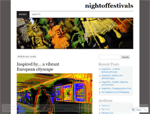 Tablet Screenshot of nightoffestivals.wordpress.com