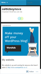 Mobile Screenshot of celticboynova.wordpress.com