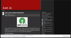 Desktop Screenshot of justjoseph.wordpress.com