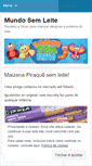 Mobile Screenshot of mundosemleite.wordpress.com