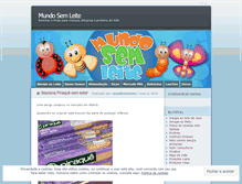 Tablet Screenshot of mundosemleite.wordpress.com