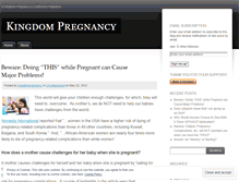 Tablet Screenshot of kingdompregnancy.wordpress.com