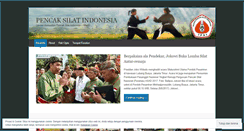 Desktop Screenshot of pencaksilat.wordpress.com