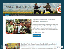 Tablet Screenshot of pencaksilat.wordpress.com