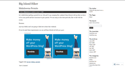 Desktop Screenshot of bigislandhiker.wordpress.com