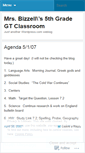 Mobile Screenshot of mrsbizzell.wordpress.com