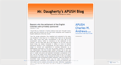 Desktop Screenshot of mrdaugherty.wordpress.com