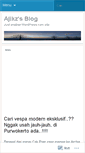 Mobile Screenshot of ajikz.wordpress.com