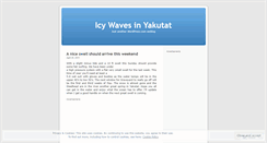 Desktop Screenshot of icywaves.wordpress.com