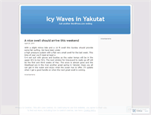 Tablet Screenshot of icywaves.wordpress.com
