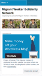 Mobile Screenshot of migrantworkersolidarity.wordpress.com