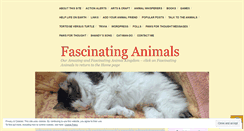 Desktop Screenshot of facinatingamazinganimals.wordpress.com