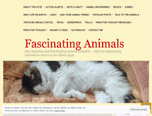 Tablet Screenshot of facinatingamazinganimals.wordpress.com