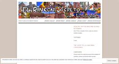 Desktop Screenshot of elrinconsecretodetuciudad.wordpress.com