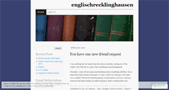Desktop Screenshot of englischrecklinghausen.wordpress.com