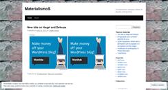 Desktop Screenshot of materialismos.wordpress.com