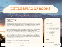Tablet Screenshot of littleswagofbooks.wordpress.com
